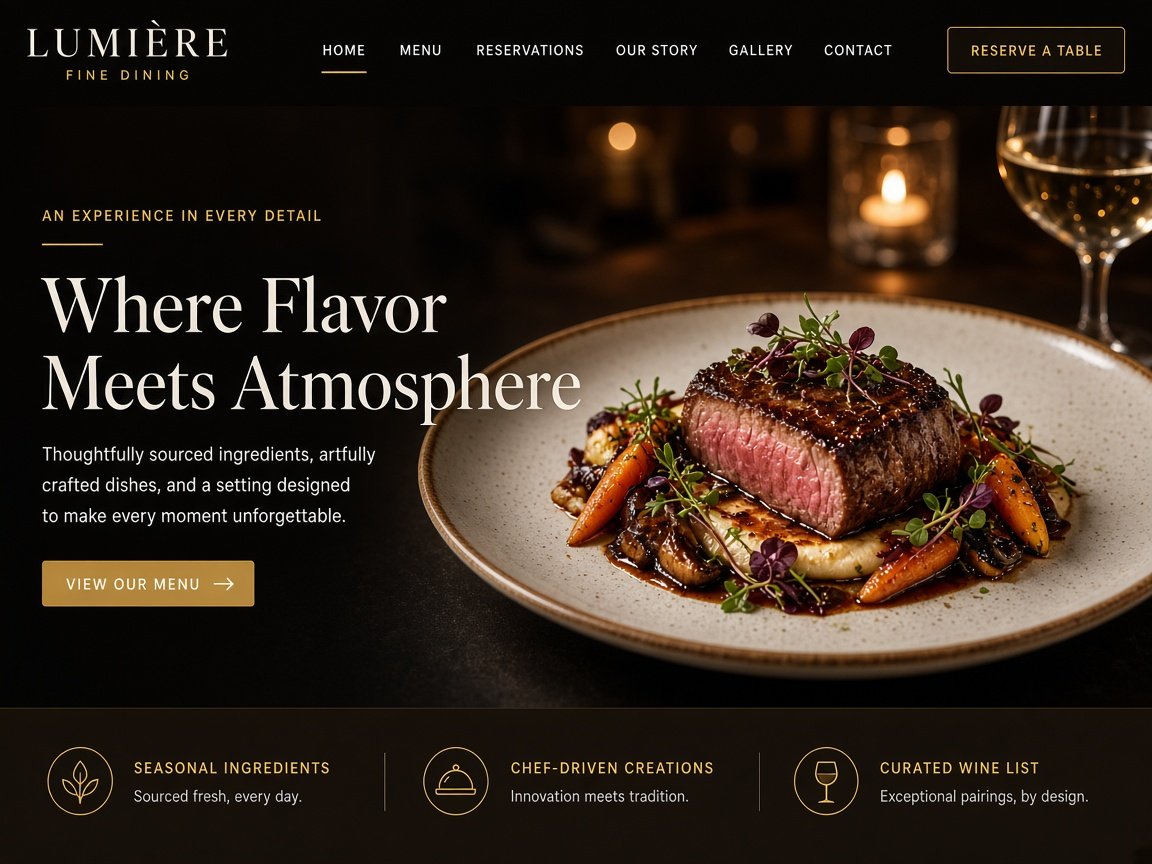 Restaurant template